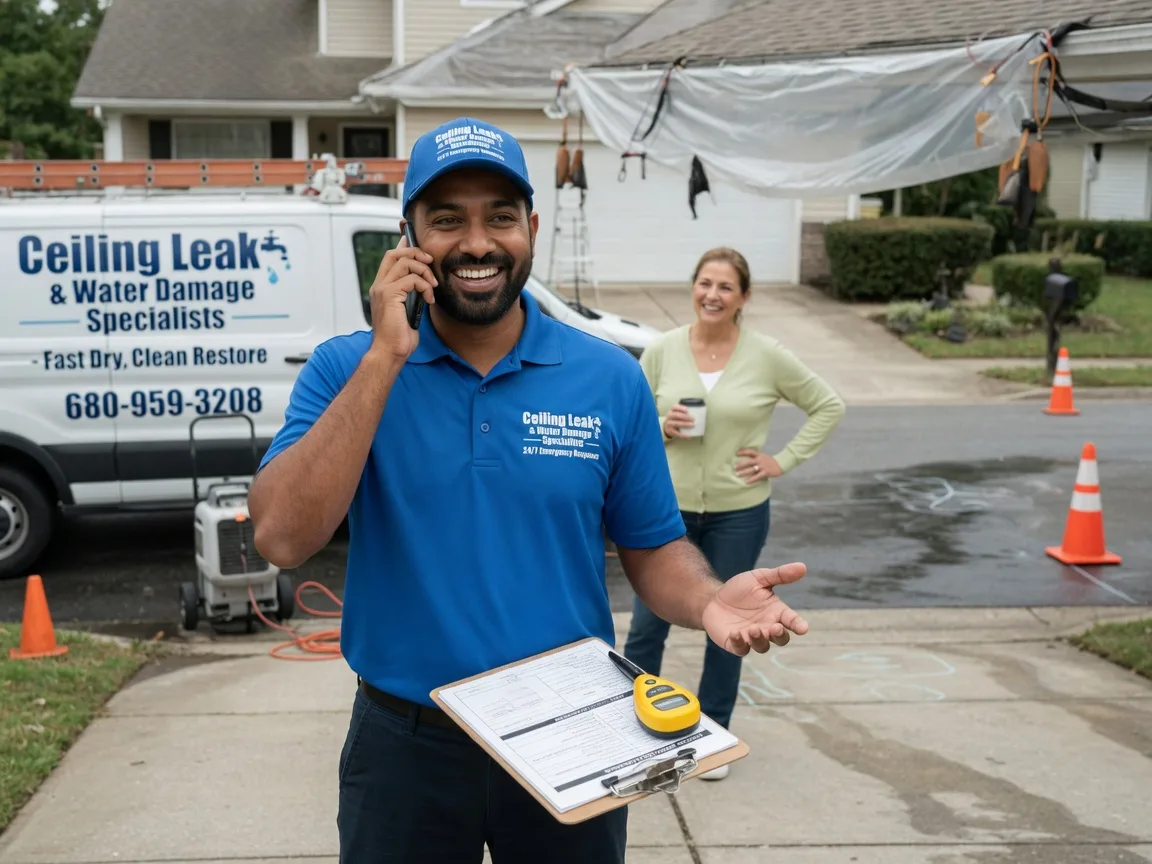 Ceiling Leak Cleanup Kerby, OR FAQs